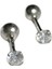 Stud Yıldönümü Için Zirkon 4mm Için Küpe (Yurt Dışından) 3