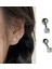 Stud Yıldönümü Için Zirkon 4mm Için Küpe (Yurt Dışından) 5