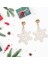 Noel Takı Festivali Için Noel Snowing Snowflake Sunar Küpe (Yurt Dışından) 5