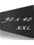 Kenarı Hassas Dikişli 90X40 Siyah Uzun Klavye Fare Altlık Kaydırmaz Taban Mousepad Hassas Dikişli Gaming Oyuncu Silinebilir Su Tutmaz 2