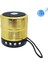 S28 Metal Mobil Bluetooth Stereo Taşınabilir Hoparlör (Gold) (Yurt Dışından) 1