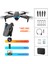 K3 E99 Pro Eng Kaçınma Quadcopter Oyuncak, Tek Kamera (Black) (Yurt Dışından) 3