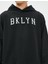 Kapşonlu Kolej Sweat Slogan İşlemeli Uzun Kollu 5