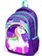 Kids Unicorn Desenli Üç Bölmeli 3'Lü Çanta Set 2