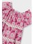 2-9 Yaş Kız Çocuk Desenli Elbise Pembe 5