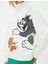 Tom ve Jerry Sweatshirt Bisiklet Yaka Lisanslı Ribanalı Baskılı 5