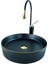 Mat Sıyah Gold Çanak Lavabo BG-309 1