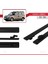 Vauxhall Combo D 2012-2018 Arası ile Uyumlu Basıc Model Ara Atkı Tavan Barı Siyah 3