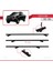 Isuzu D-Max 2012-2015 ile Uyumlu Basıc Model Ara Atkı Tavan Barı Siyah 5