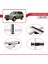 Toyota Land Cruiser 2003-2009 Arası ile Uyumlu Basıc Model Ara Atkı Tavan Barı Gri 4