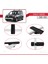 Renault Kangoo 2008-2020 Arası ile Uyumlu Basıc Model Ara Atkı Tavan Barı Siyah 4