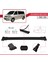 Volkswagen Multivan (T5) 2003-2015 Arası ile Uyumlu Fly Model Ara Atkı Tavan Barı Siyah 4 Adet Bar 3