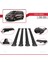 Toyota Proace 2016 ve Sonrası ile Uyumlu Fly Model Ara Atkı Tavan Barı Siyah 4 Adet Bar 4