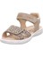 Sparkle Kız Çocuk Bej Leopar Sandalet 2