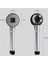 10X Optik Ölçekli Metal El Büyüteç Cam Lens 3 LED Işıklı Fermuarlı Eva Çantalı 1