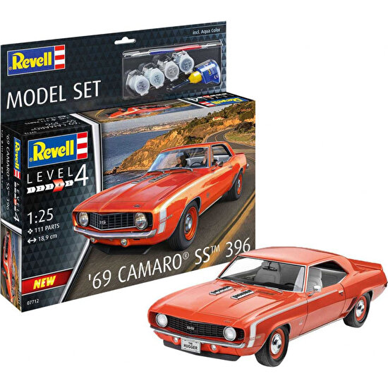 Revell Model Set 69 Camaro Ss 396 VBA67712