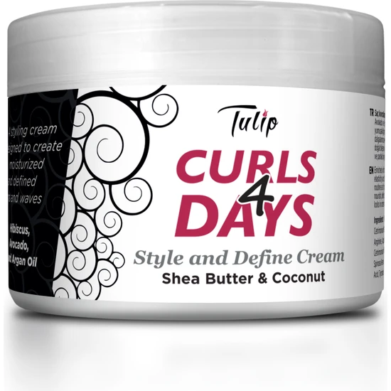 Tulip Curls 4 Days Style And Define Cream Bukle Belirginleştirici Saç Kremi 250 ml