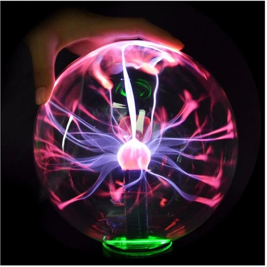 ATHY Orta Boy Plazma Küresi - Tesla Plazma Lambası (22X13) cm