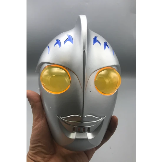 ATHY Parti Aksesuar Cadılar Bayramı Pörtlek Göz Camlı Uzaylı Maskesi - Robot Maskesi 24X16 cm