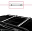 Volvo V50 Estate 2004-2012 Arası ile Uyumlu Basıc Model Ara Atkı Tavan Barı Gri 2