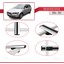 Volvo V50 Estate 2004-2012 Arası ile Uyumlu Basıc Model Ara Atkı Tavan Barı Gri 4