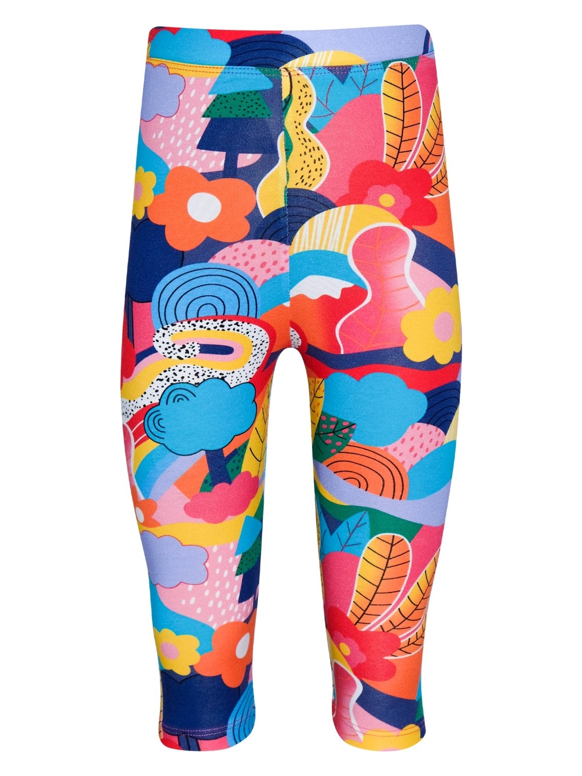 Lovetti Sunny Garden Kız Çocuk Desenli Diz Altı Tayt Kapri