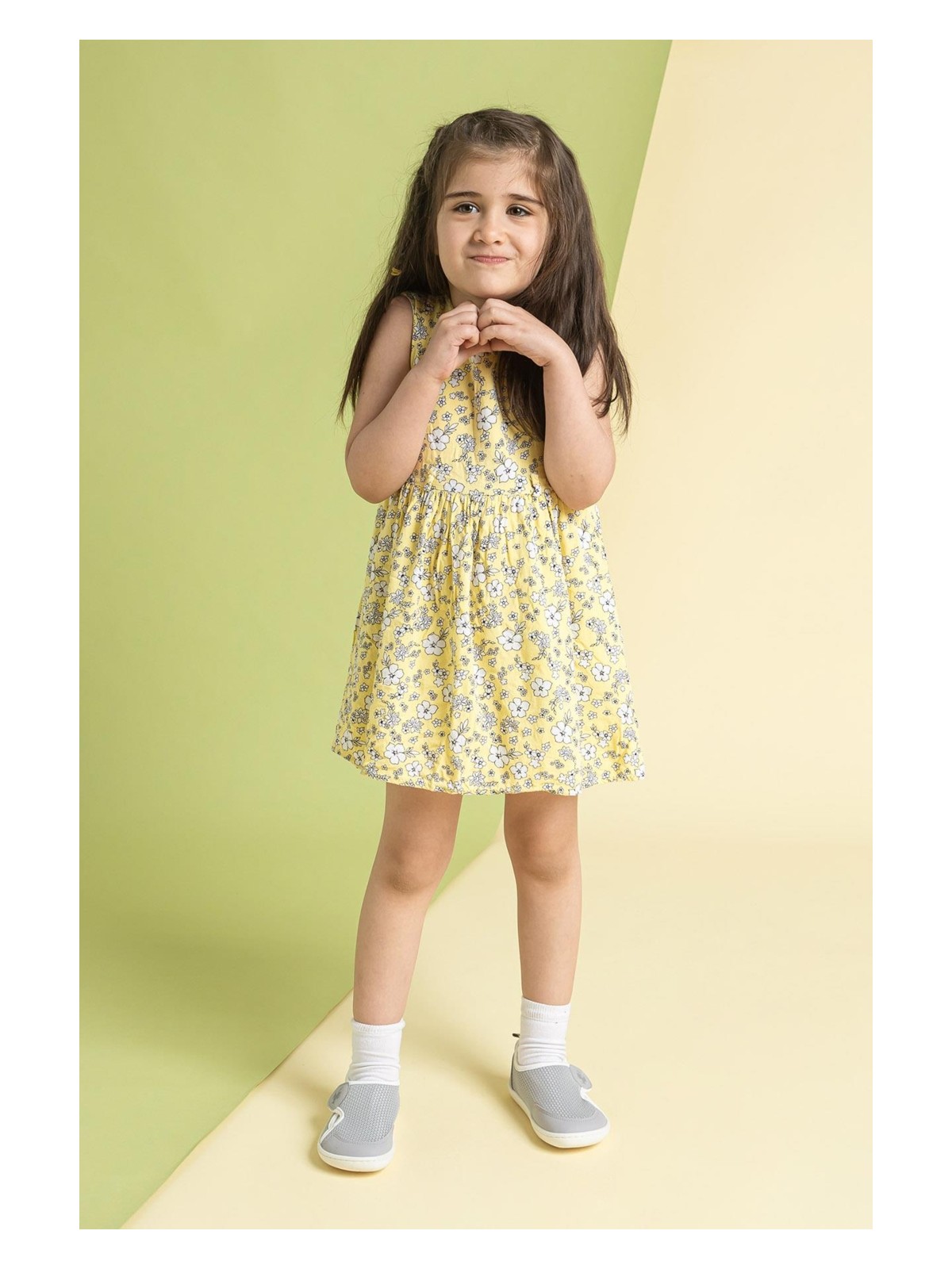 Hopfrög Multi Gri Mix Barefoot Çocuk Ayakkabı - Görsel 4