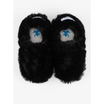 Furry Furry Siyah Kürk Barefoot Patik (HEDİYE SETİ)