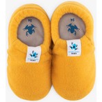 Polar Fleece Sarı Polar Barefoot Patik (Hediye Seti)