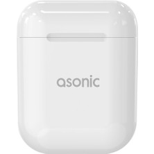 Asonic AS-TWS130 Prm Beyaz Mobil Telefon Uyumlu Bluetooth Tws Airpods Mikrofonlu Kulaklık