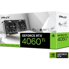 PNY GeForce RTX™ 4060 Ti 8GB VERTO™ Çift Fan DLSS 3 VCG4060T8DFXPB1 Ekran Kartı 