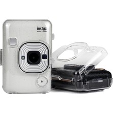 Bonanza Int Fujifilm Instax Mini Liplay Anında Fotoğraf Makinesi Için Kristal Şeffaf Koruyucu Kılıf Çanta (Yurt Dışından)