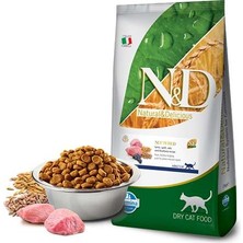 N&D Ancestral Grain Kuzu Etli ve Yaban Mersinli Az Tahıllı Kısırlaştırılmış Kedi Maması 10 kg