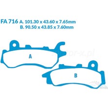 Ebc FA716 Organik Fren Balatası