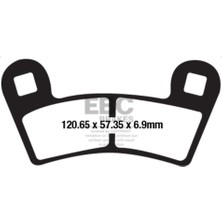 Ebc FA657TT Polarıs RZR900/RZR1000 15-19 Offroad Ön Fren Balatası