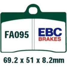 Ebc FA095 Huqsvarna SM400/450/510 , Ktm LC640 , Indıan Organık Fren Balatası