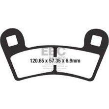 Ebc FA657R Polarıs RZR900/RZR1000 15-19 Sınter Ön Fren Balatası