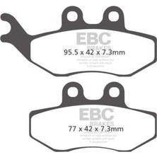 Ebc SFAC194 Pıaggıo - Vespa Grımeca Calıper , Yamaha XT125 x Carbon Ön Fren Balatas