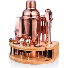 Kalesi 12 Parça 750ML Kokteyl Çalkalayıcı Seti - Pembe (Yurt Dışından)