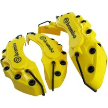 Renault Symbol Uyumlu Sarı Kaliper Kapağı 4'lü Yağ Hortumlu