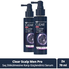 Clear Men Scalp Pro Güçlendirici Serum Saç Dökülmesine Karşı 70 ml x 2