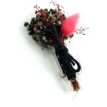 Kravatkolik Çok Renkli Kurutulmuş Damat Yaka Çiçeği YC575