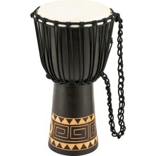 Meinl Hdj1-S Carving African Style 8" Djembe (Dark Brown)
