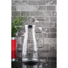 Morlimon Valentin Metal Kapak Borosilikat Cam Yağdanlık 1000 ml