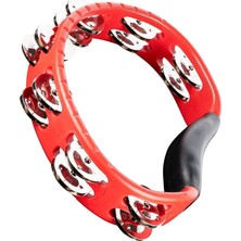 Meinl HTMT1R Stainless Steel Jingles Headliner Range Hand Tamburin (Kırmızı)