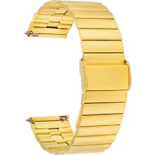 Basias Amazfit Gtr 3-Gtr 3 Pro-Gtr 2-Gtr 2e-Gtr 47MM (22MM) Uyumlu Paslanmaz Çelik Kordon