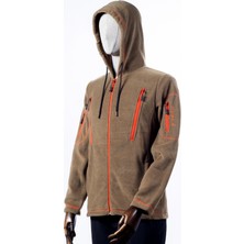 Huğlu Outdoor 6 Cepli Haki Polar Hırka XS