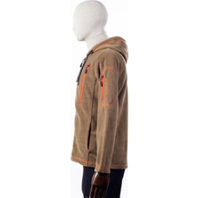 Huğlu Outdoor 6 Cepli Haki Polar Hırka XS