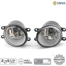 Toyota Corolla Uyumlu Sağ + Sol Ön Sis Farı Sis Lambası Takımı 2007-2013