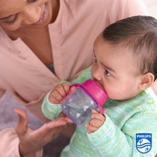 Philips Avent Eğitici Damlatmaz Bardak 200 ml Suluk Pembe